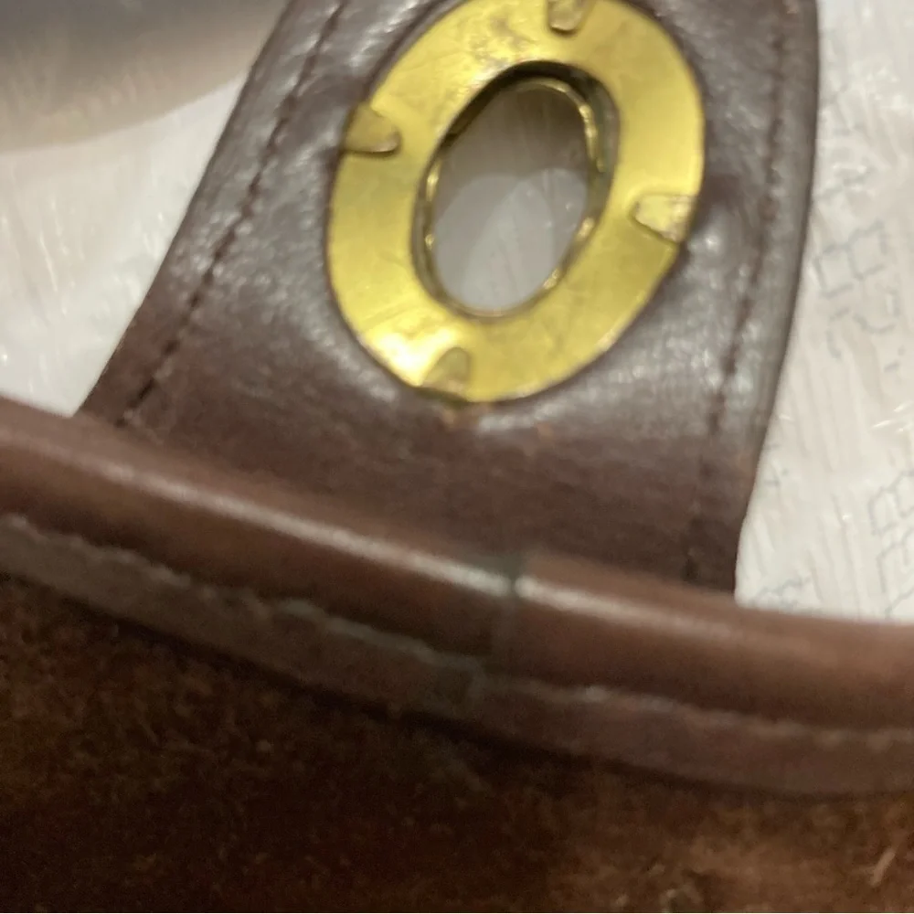 Coach brown leather Willis bag 9927